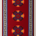 Tibetan Galaicha with 3 Coins and Border