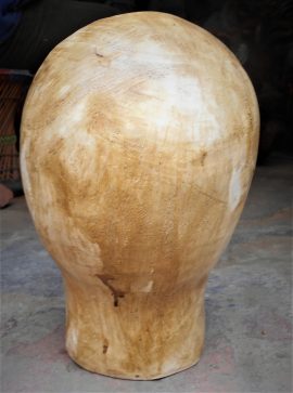 Brown Skul Statue