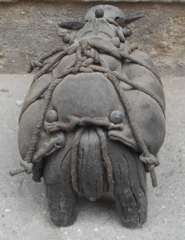 Wooden Yak Statue