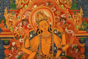 Vasudhara Thangka Painting