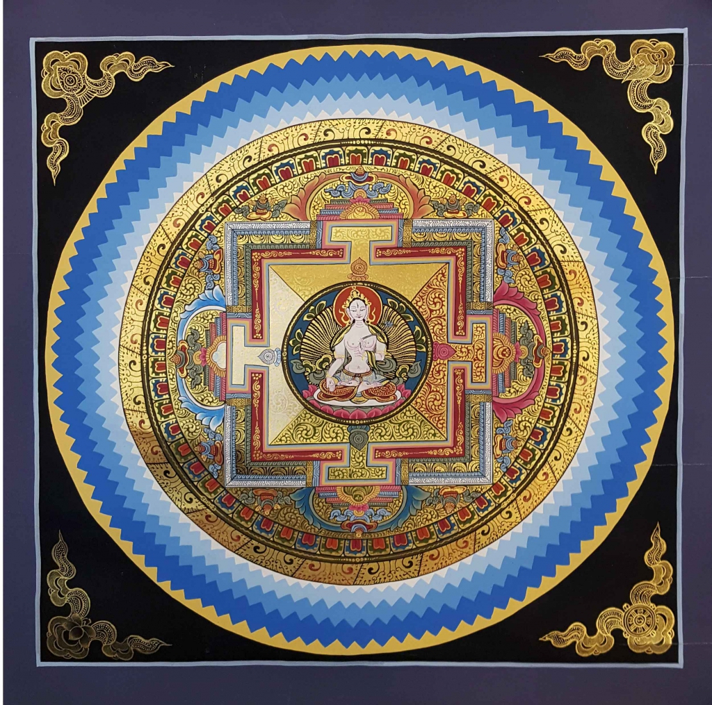 White Tara Lotus Mandala