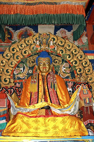 Dīpankara is one of the Buddhas of the past. He is said to have lived on Earth one hundred thousand aeons ago. According to some Buddhist traditions, Dīpankara was a Buddha who reached enlightenment eons prior to Gautama Buddha, the historical Buddha.