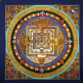 Pintura de Mandala Budista Kalachakra