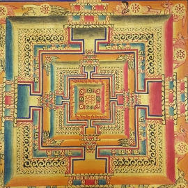 Mandala tibétain du Kalachakra