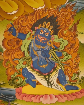 Thangka traditionnel de Chenrezig