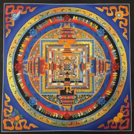 Blue Kalachakra Mandala