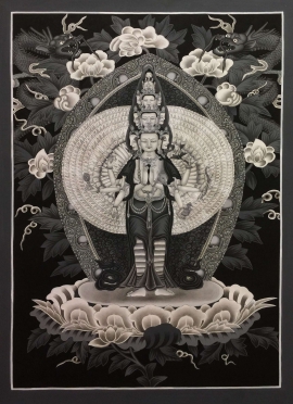 Lokeshvara en Blanco y Negro