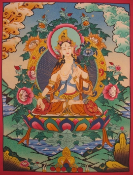 Shayama Tara Tibetan Thangka Art