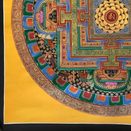 Om Mantra Mandala Painting
