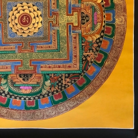 Om Mantra Mandala Painting
