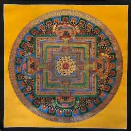 Om Mantra Mandala Painting
