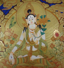 White Tara Tibetan Mandala