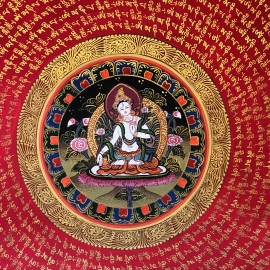 White Tara Ritual Mantra Mandala