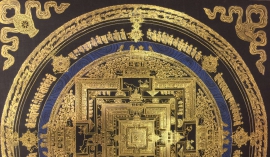 Kalachakra noir et or