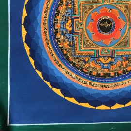 Lotus Mandala with Buddha’s eyes