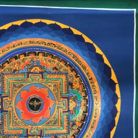 Lotus Mandala with Buddha’s eyes