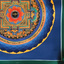 Lotus Mandala with Buddha’s eyes