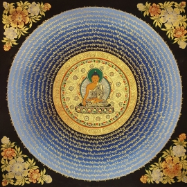 Le mantra mandala du Bouddha Shakyamuni tibétain