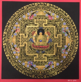 Mandala traditionnel de Shakyamuni Bouddha