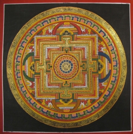 Endless knot Tibetan Mandala