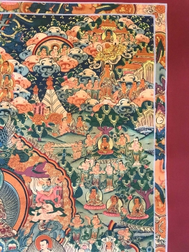12 Deeds of Buddha Thangka
