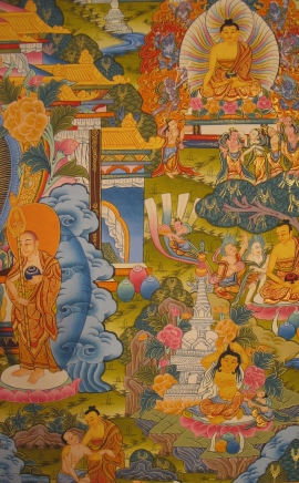 Buddha&rsquo;s Life Story Master Thangka