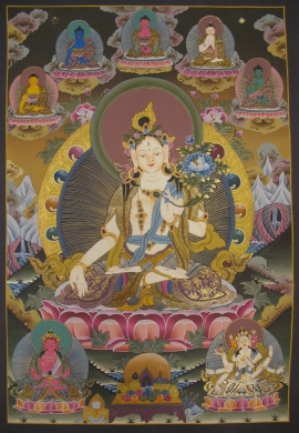White Tara & Five Dhyani Buddhas