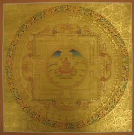 Golden Manjushree Mandala