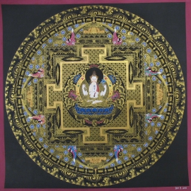 Mandala tibétain de Chenrezig