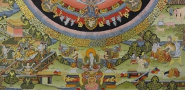 Manjushree Mandala Tibetan Painting