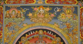 Manjushree Mandala Tibetan Painting