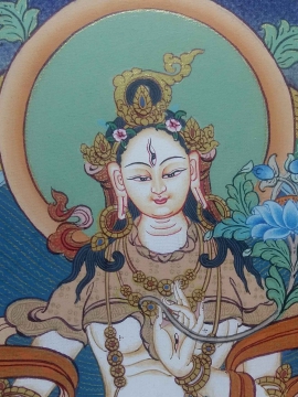 Tibetan Thangka White Tara