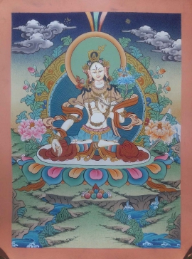Tibetan Thangka White Tara