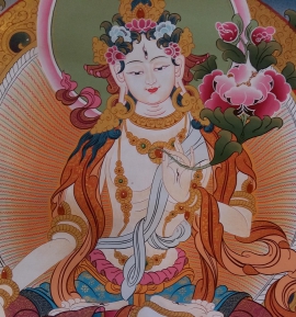 Sita Tara Tibetan Thangka Painting