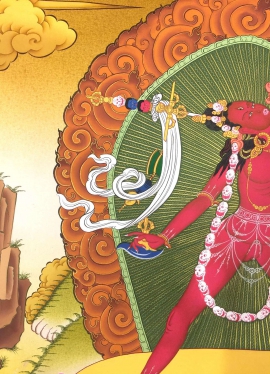 Tibetan Thangka of Vajrayogini