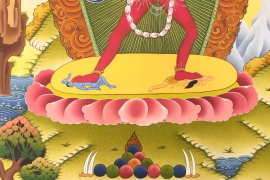 Tibetan Thangka of Vajrayogini