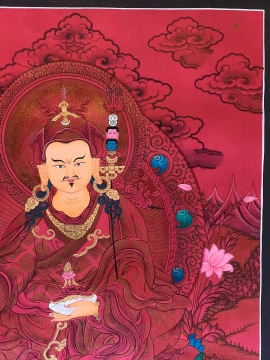 Thangka traditionnel de Padmasambhava