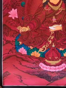 Thangka traditionnel de Padmasambhava