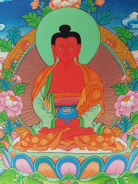 Amitabha Buddha Traditional Thangka