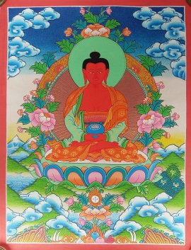 Amitabha Buddha Traditional Thangka