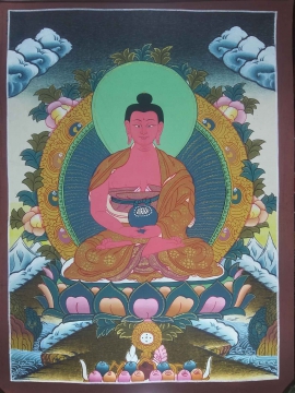 Art du Thangka d&rsquo;Amitabha Bouddha