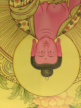 Peinture d&rsquo;Amitabha Bouddha