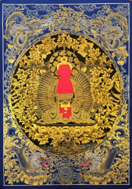 Thangka bouddhiste d&rsquo;Amitabha Bouddha