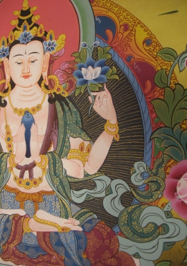 Thangka bouddhiste de Chenrezig