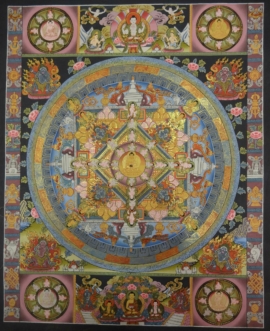 L&rsquo;art bouddhiste du mandala de Bouddha