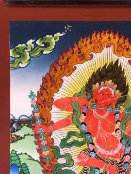 Tibetan Thangka of Red Tara