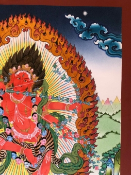 Tibetan Thangka of Red Tara