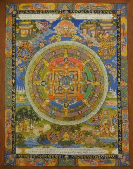Buddha Shakti Mandala from Nepal