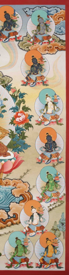 Atisha Tradition 21 Taras Thangka
