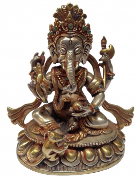 Silver Statue of Ganesh
